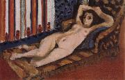 Henri Matisse Nu au Canape-Harmonie en Rouge oil painting